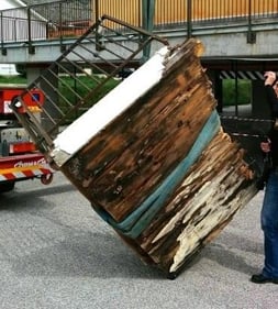 crolli case in legno- poggiolo